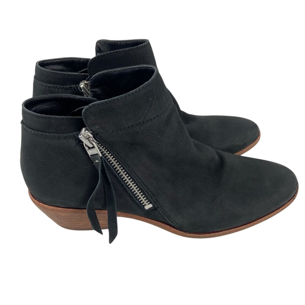 Sam Edelman Packer Women's Ankle Booties Size 7.5 Black Leather
